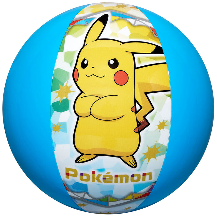 Igarashi Pokemon Beach Ball 40cm AHB-140 Vinyl Blue Pokemon Characters Pikachu_1