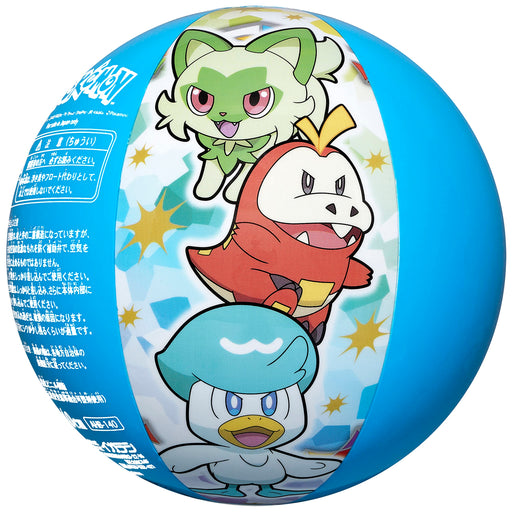 Igarashi Pokemon Beach Ball 40cm AHB-140 Vinyl Blue Pokemon Characters Pikachu_2