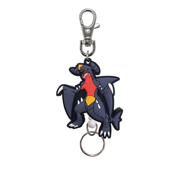 SK Japan Pokemon Rubber Reel Keychain Garchomp 20x51x116mm 15858 Game Character_1
