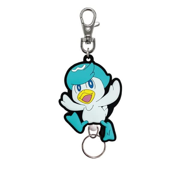 SK Japan Pokemon Rubber Reel Keychain Quaxly 18x47x110mm 15877 Game Character_1