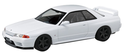 AOSHIMA 1/32 No.14-SP2 NISSAN R32 SKYLINE GT-R CUSTOM WHEEL CRYSTAL WHITE kit_1