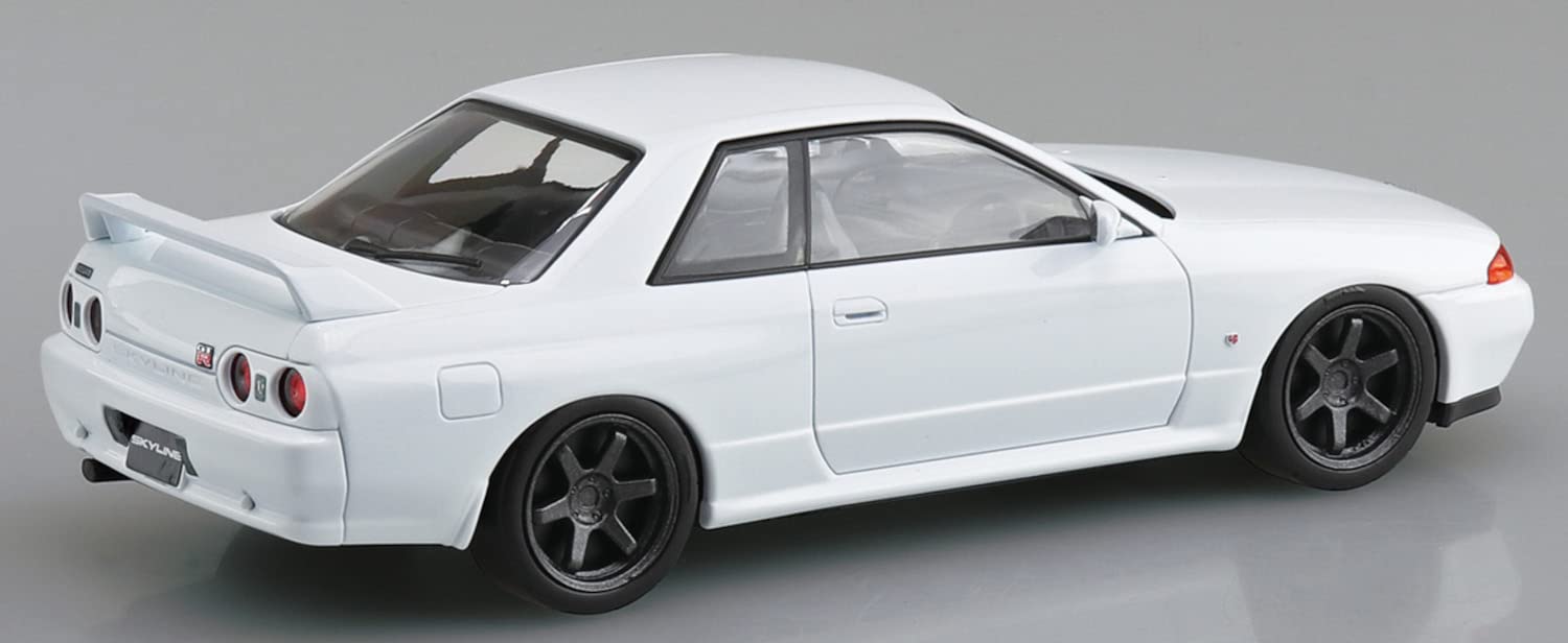 AOSHIMA 1/32 No.14-SP2 NISSAN R32 SKYLINE GT-R CUSTOM WHEEL CRYSTAL WHITE kit_3