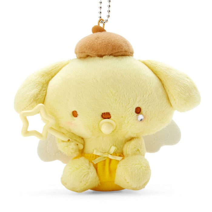 Sanrio Pompompurin Mascot Holder Keychain Baby Angel 12x6x11cm 691160 Polyester_2