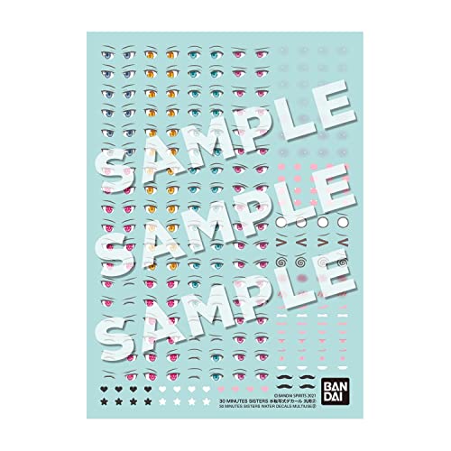 BANDAI SPIRITS 30MS Plastic Decal Universal (2) Water-on ‎2661382 Model Parts_1