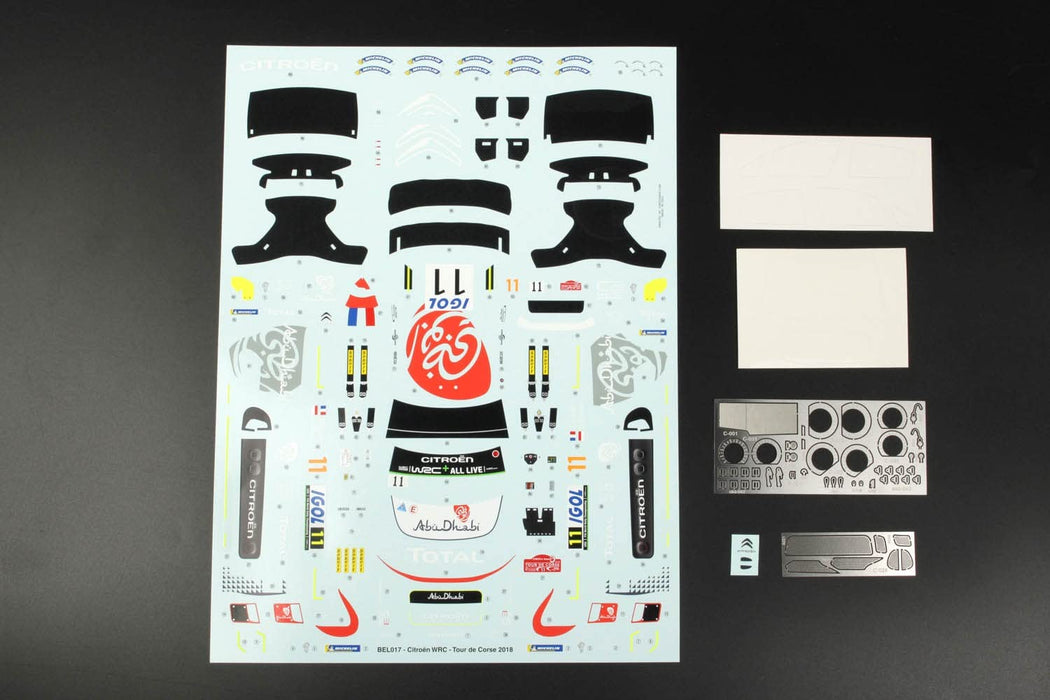 Platz Belkits 1/24 Citroen C3 WRC 2018 Tour de Corse Tarmac Model Kit BEL017 NEW_8