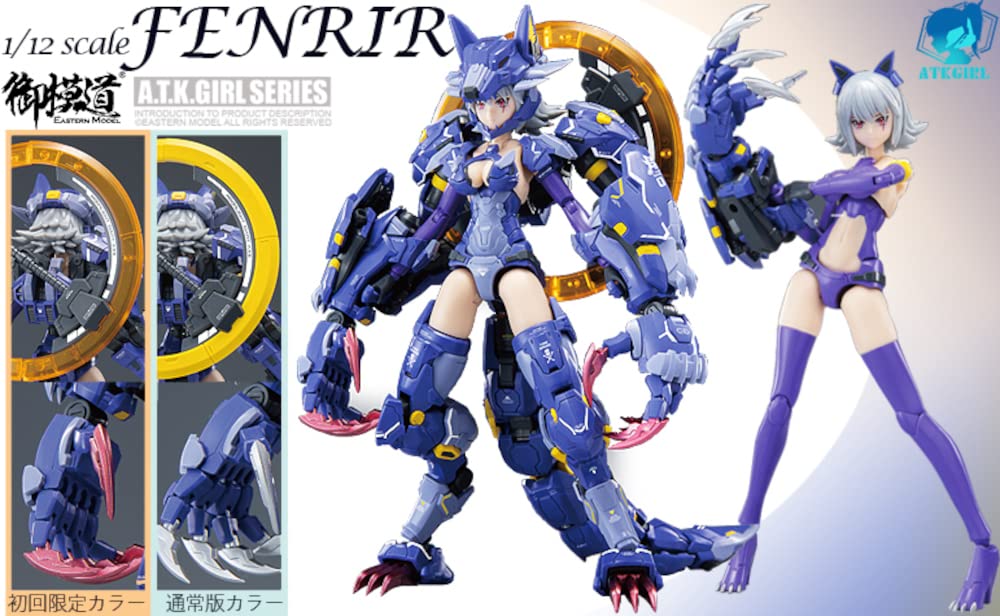 Doyusha A.T.K. Girl Fenrir First Press Limited Edition 170mm 1/12 Model Kit NEW_6