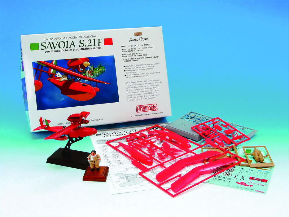 Fine Molds 1/72 scale FJ3 Savoia S. 21 F Late Production Porco Rosso Model Kit_3