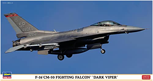 Hasegawa 1/48 US AIR FORCE F-16CM-50 FIGHTING FALCON DARK VIPER Model Kit 07522_1