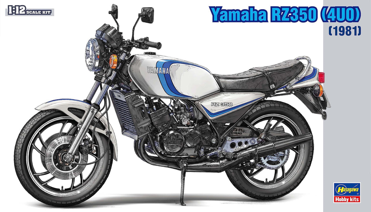 Hasegawa 1/12 scale Yamaha RZ350 4U0 1981 L174mm Plastic Model kit BK15 NEW_6