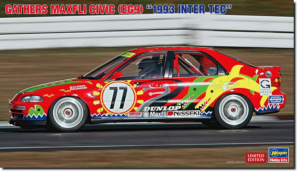 Hasegawa 1/24 GATHERS MAXFLI CIVIC EG9 1993 INTER TEC Plastic Model kit 20647_1