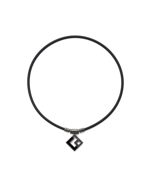 Colantotte Magnetic Necklace TAO AURA Matte Black LL 51cm Made in Japan ABARW53_1
