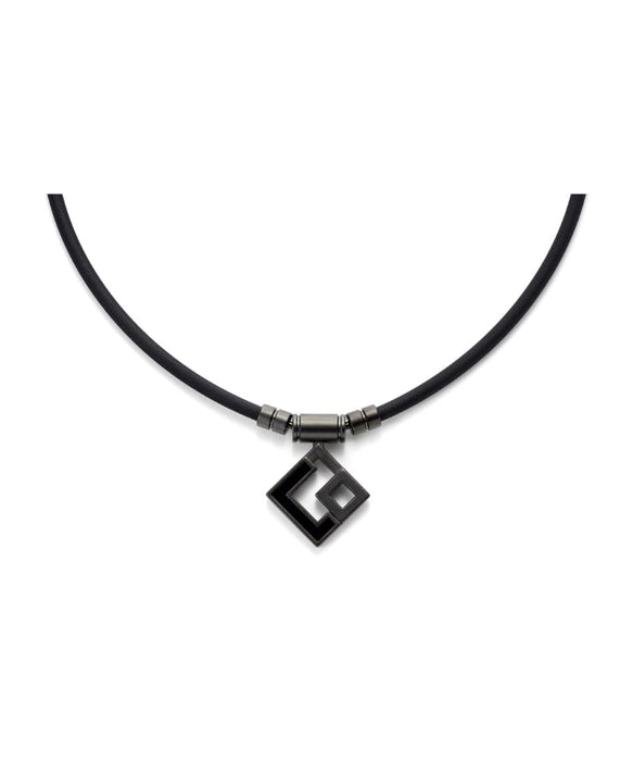 Colantotte Magnetic Necklace TAO AURA Matte Black LL 51cm Made in Japan ABARW53_4