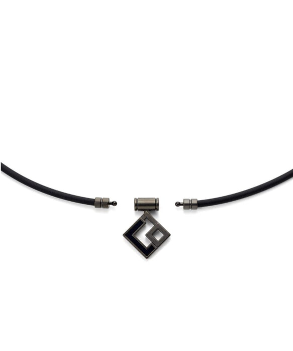 Colantotte Magnetic Necklace TAO AURA Matte Black LL 51cm Made in Japan ABARW53_5