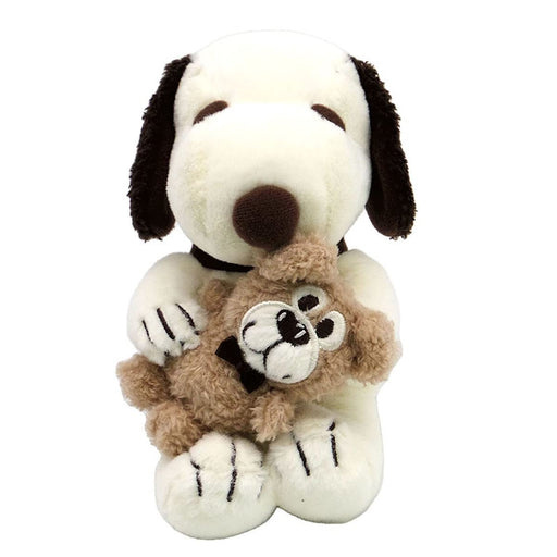 Snoopy & Bear S size Fluffy Plush Doll Nakajima Corporation Polyester ‎185686-23_1