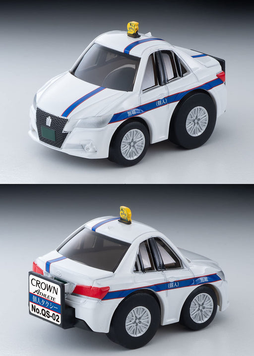 Tomytec ChoroQ Q's QS-02b Toyota Crown athlete Private Taxi ‎328476 Pullback Car_2