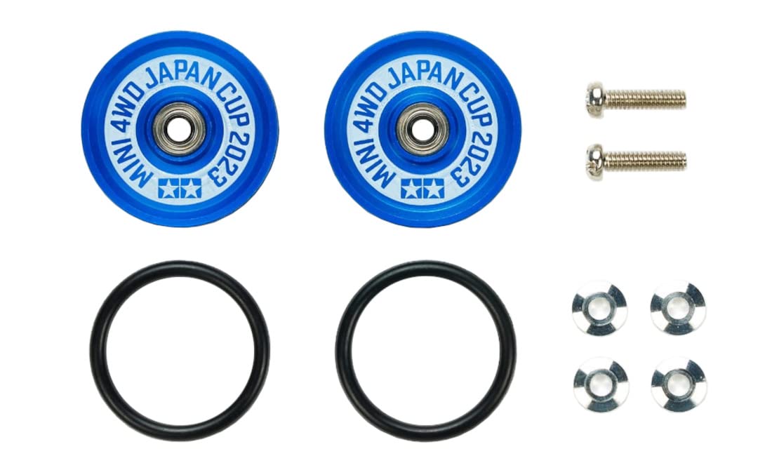 TAMIYA 95160-000 Mini 4WD 19mm Aluminum Ball-Race Roller Set J-Cup 2023 NEW_1