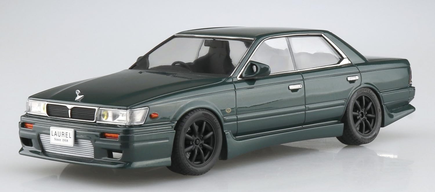 AOSHIMA 1/24 The Tuned Car No.83 Nissan HC33 Laurel 1991 Aerocaste Model kit NEW_2