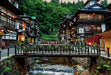 Beverly 1000-Piece Puzzle Ginzan Onsen (49x72cm) 1000-031 Made in Japan NEW_1