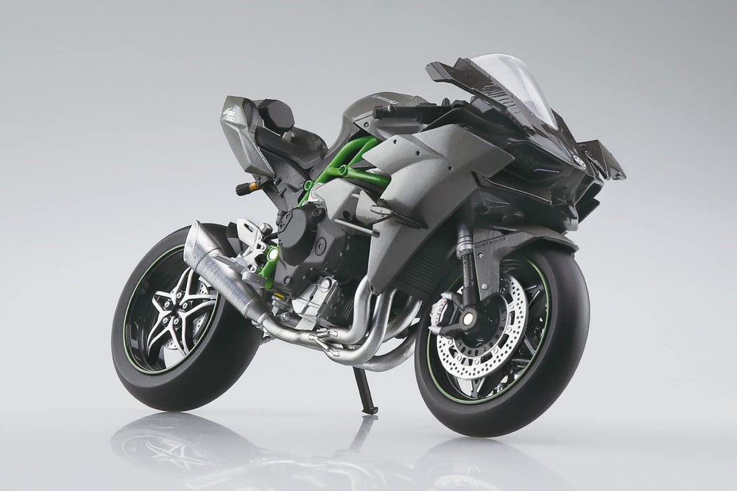Aoshima Skynet 1/12 Finished Goods Bike KAWASAKI Ninja H2R '19 Diecast Toy NEW_2