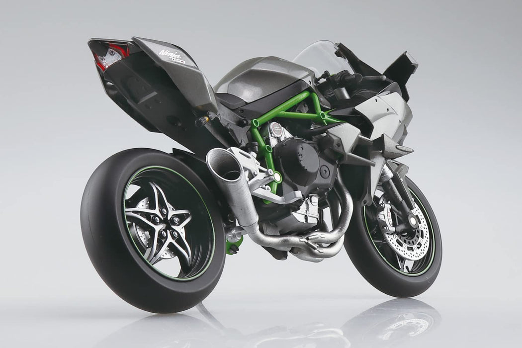 Aoshima Skynet 1/12 Finished Goods Bike KAWASAKI Ninja H2R '19 Diecast Toy NEW_3