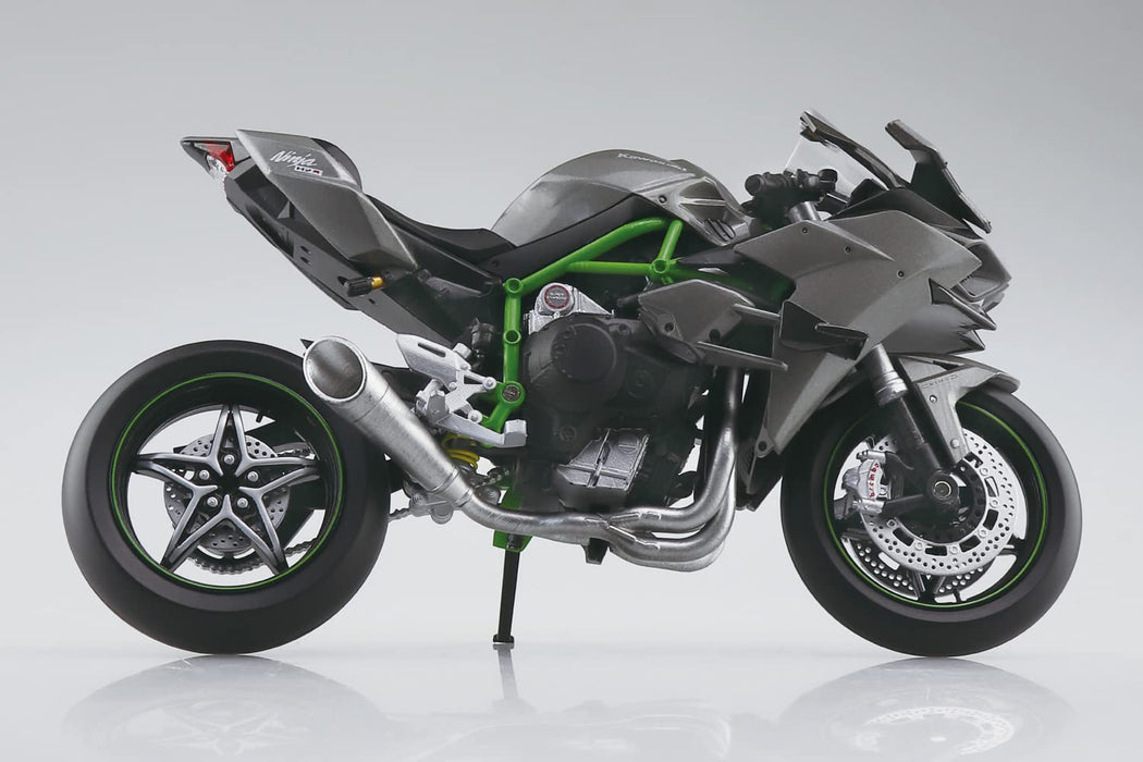 Aoshima Skynet 1/12 Finished Goods Bike KAWASAKI Ninja H2R '19 Diecast Toy NEW_4