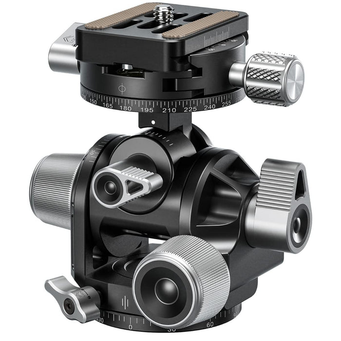 LEOFOTO G3 Geared pan head Folding Size 96mm 450g with BPL-50N Plate 3/8 Bit NEW_3
