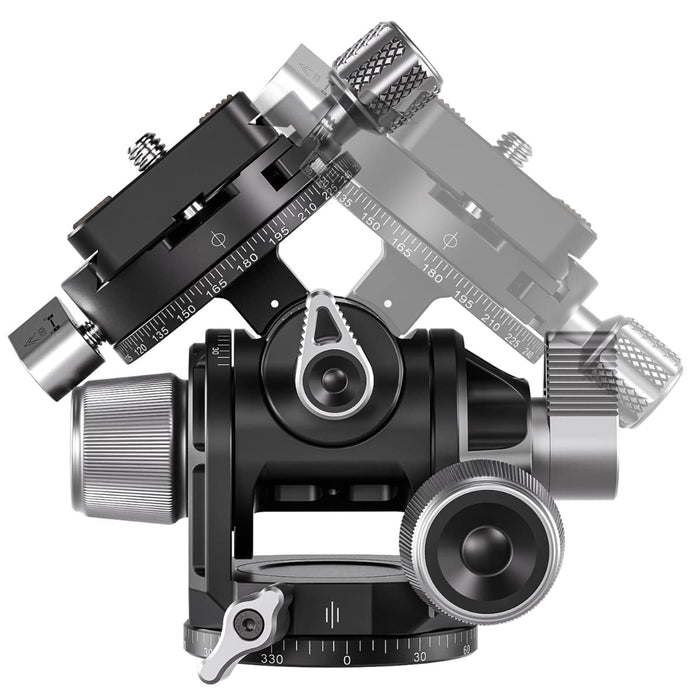 LEOFOTO G3 Geared pan head Folding Size 96mm 450g with BPL-50N Plate 3/8 Bit NEW_4