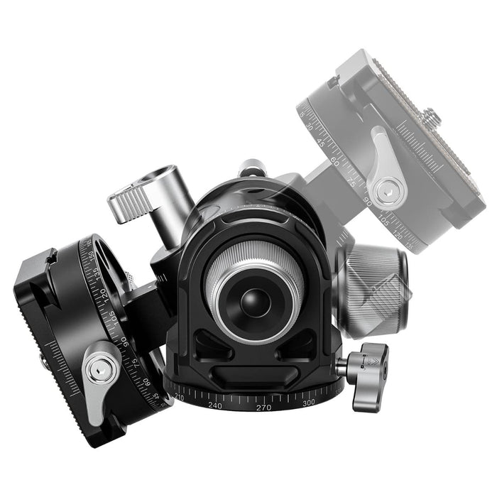 LEOFOTO G3 Geared pan head Folding Size 96mm 450g with BPL-50N Plate 3/8 Bit NEW_5