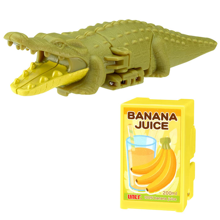 BANDAI MACHINEROBO UNIVERSE UNITROBORN UNITROBO CROCODILE BANANAJUICE Figure NEW_3