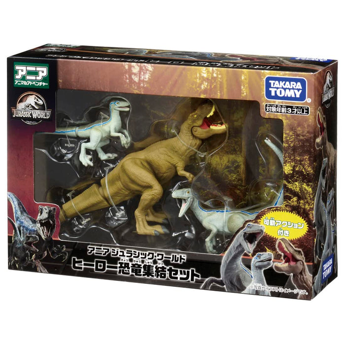 TAKARA TOMY ANIA Jurassic World Hero Dinosaur Gathering Set Mini Figure NEW_6