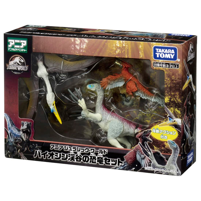 TAKARA TOMY ANIA Jurassic World Biosin Valley Dinosaur Set Mini Figure PVC NEW_6