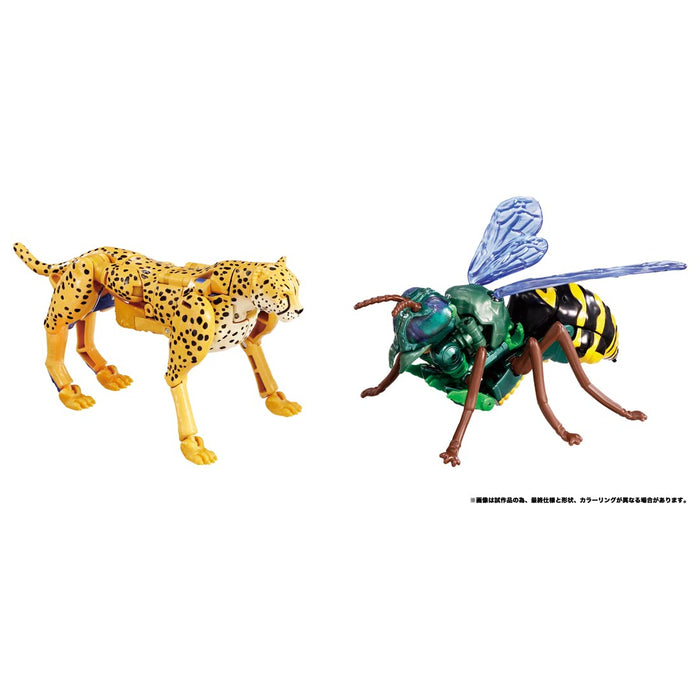 TAKARA TOMY TRANSFORMERS BEAST WARS AGAIN BWVS-03 CHEETUS & WASPINATOR Figure_5
