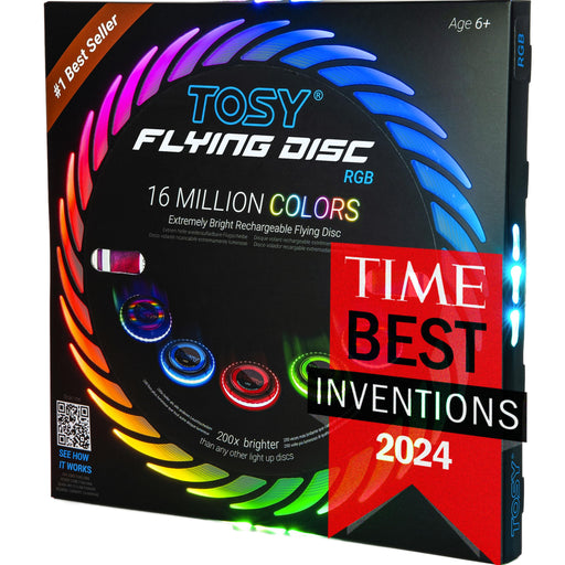 TOSY 16 million colors Flying Disk 36 RGB LED Very bright smart mode Automatic_1