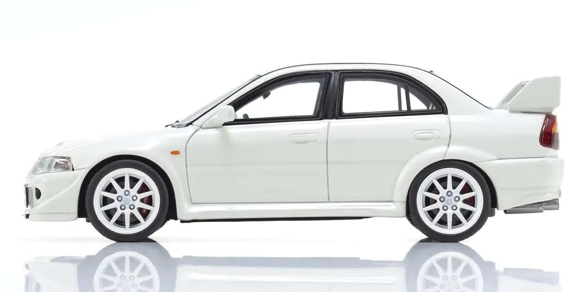 Kyosho Original KSR43116W 1/43 Mitsubishi Lancer Evolution VI TME White NEW_3