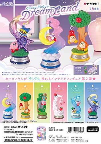 Re-ment Swing Kirby in Dream Land BOX Set of 6 Full Complete Capsule Toy NEW_1