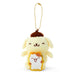 Sanrio Pompompurin Mascot Holder Keychain Smilingly 8x6x8.5cm 764001 Polyester_1