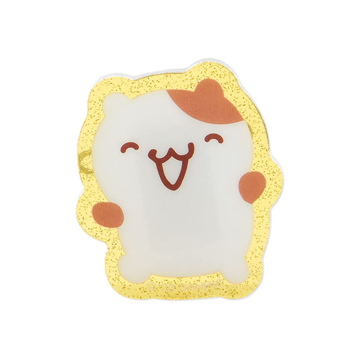 Sanrio Pompompurin Mascot Holder Keychain Smilingly 8x6x8.5cm 764001 Polyester_4