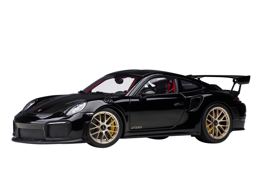 AUTOart 1/18 Porsche 911 991.2 GT2 RS Weissach Package Black/Carbon Black 78186_1