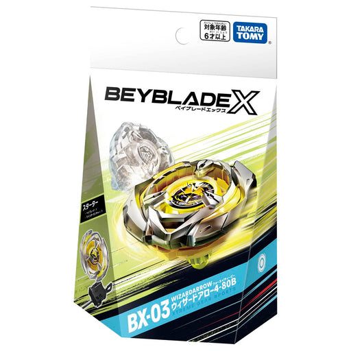 Takara Tomy Beyblade X BX-03 Wizard Arrow 4-80B Starter Super acceleration Xdash_2