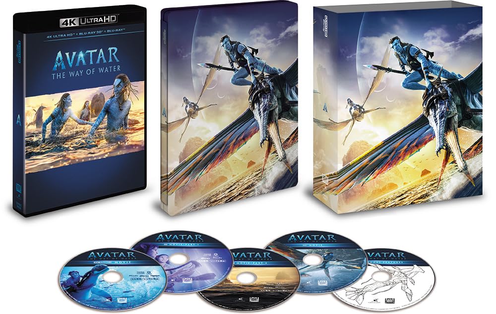 Avatar: The Way of Water 4K ULTRA HD+3D+2D Blu-ray with Steelbook VWBS-7467 NEW_1