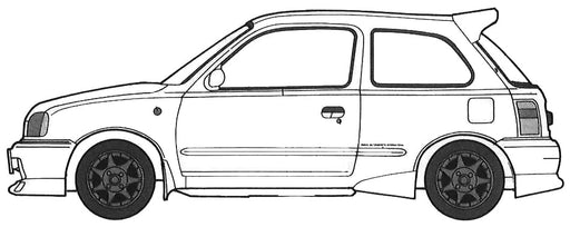 FUJIMI 1/24 Inch Up Series No.295 NISSAN MARCH (K11) NISMO Model Kit ‎ID-295 NEW_1