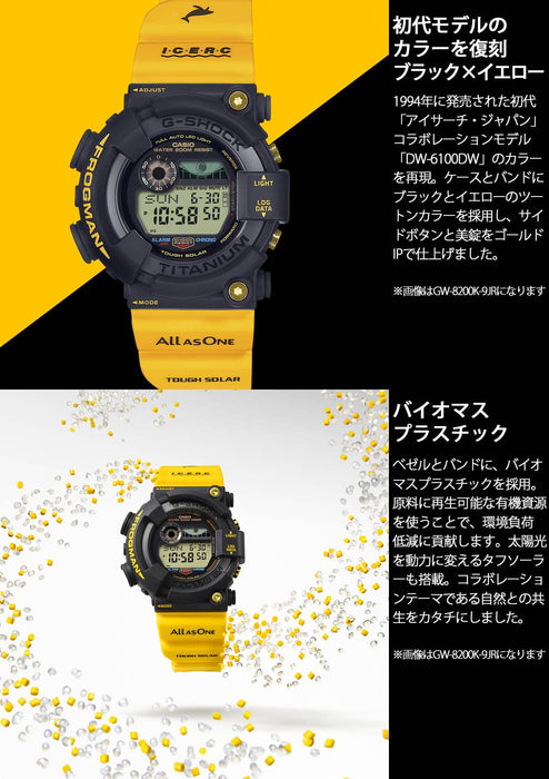 CASIO GMD-W5600K-9JR G-SHOCK I.C.E.R.C. Japan Collaboration Black Yellow NEW_2