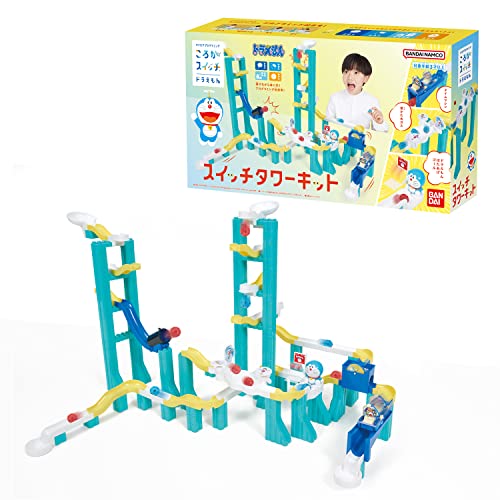 BANDAI Rolling Switch Doraemon Switch Tower Kit Plastic Toy Korogaswitch NEW_7