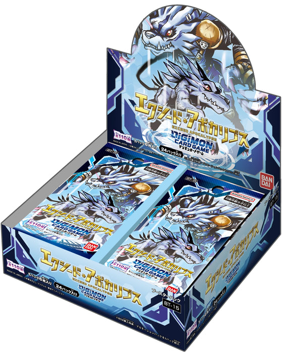 Bandai Digimon Card Game Exceed Apocalypse BT-15 Booster Pack Box 24 packs NEW_1