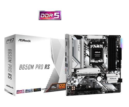 ASRock B650M-PRO RS AM5 AMD B650 DDR5 MicroATX Motherboard ‎‎PCI Express NEW_4