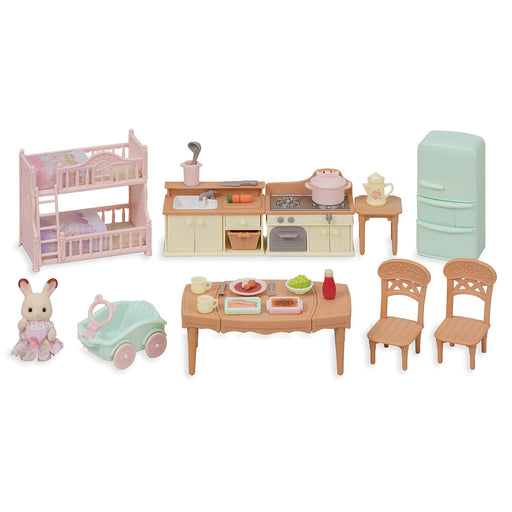 Sylvanian Families house red roof Furniture Cooking Doll & Furniture Set SE-210_1