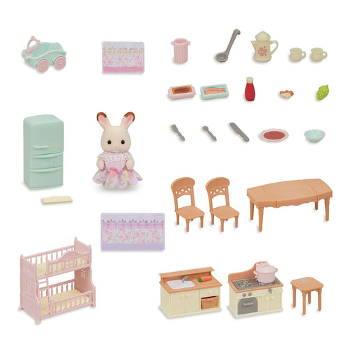 Sylvanian Families house red roof Furniture Cooking Doll & Furniture Set SE-210_2