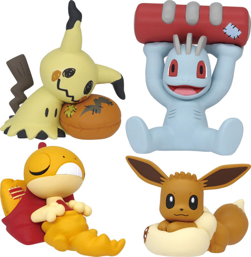 Pokemon at home! Relaxation Mascot 2 Set of 4 Full Complete Capsule Toy NEW_1