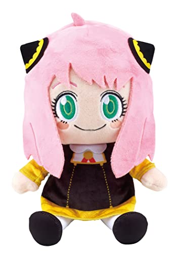 SEGA TOYS TV Anime SpyxFamily Anya Forger Talking Plush Doll Battery Powered NEW_1