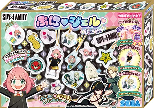 SEGA TOYS Puni Gel SPYxFAMILY PG-33 with owners manual Accessory Make Toy NEW_1